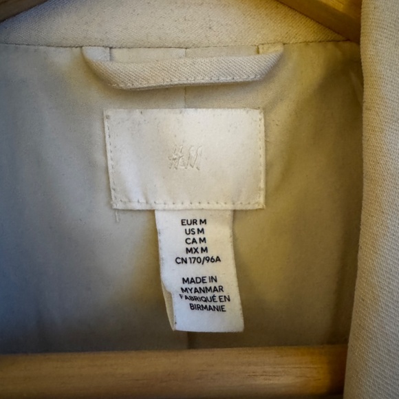 H&M Cream Oversized Blazer - Picture 5 of 9